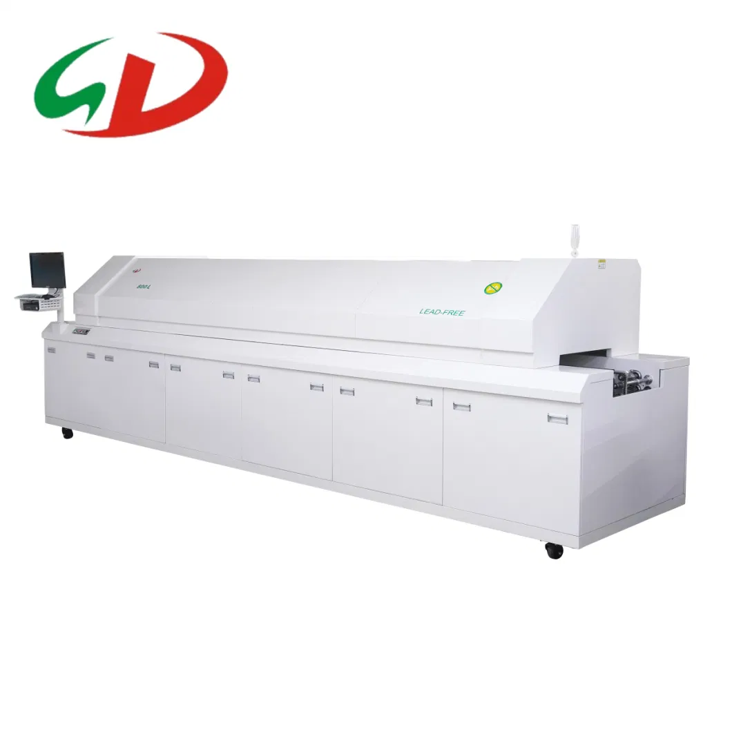 Welding Machine SMD Reflow Soldering Oven SMT, 8 Zone PCB Reflow Soldering Oven /LED Soldering Reflow Oven